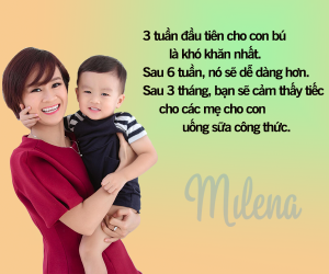Milena sẽ luôn sát cánh cùng các mẹ.